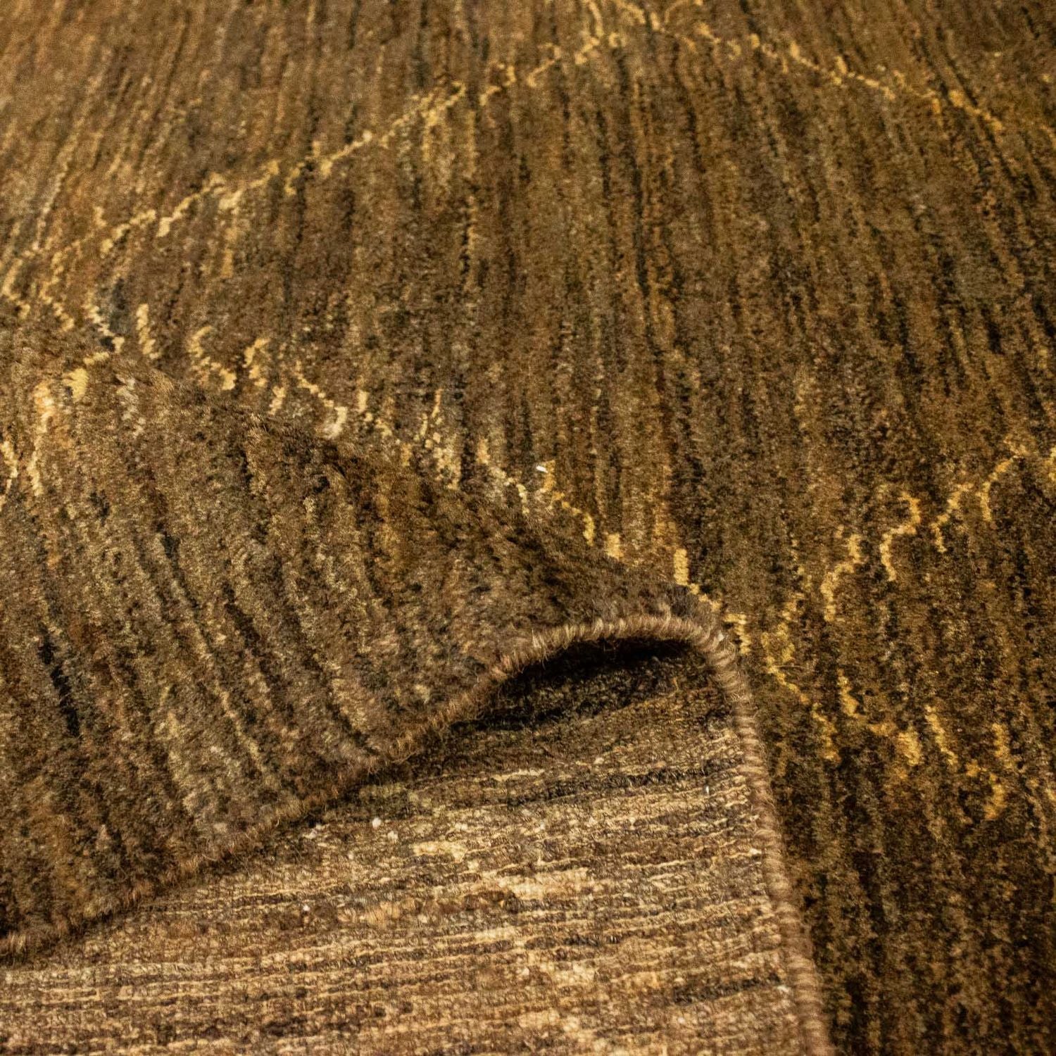 Alfombra Gabbeh - Indus - 205 x 137 cm - marrón