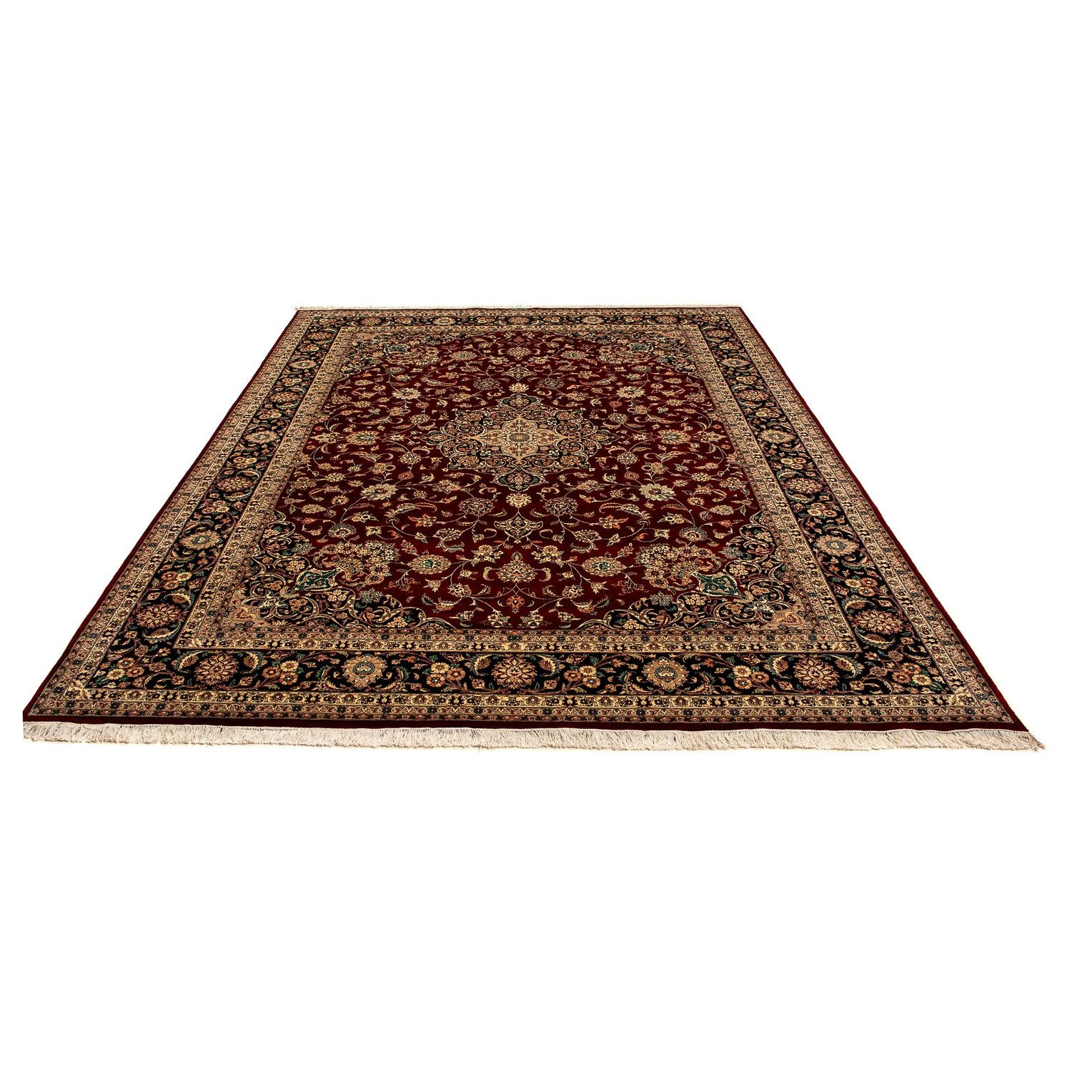 Alfombra Ziegler - 366 x 277 cm - rojo oscuro