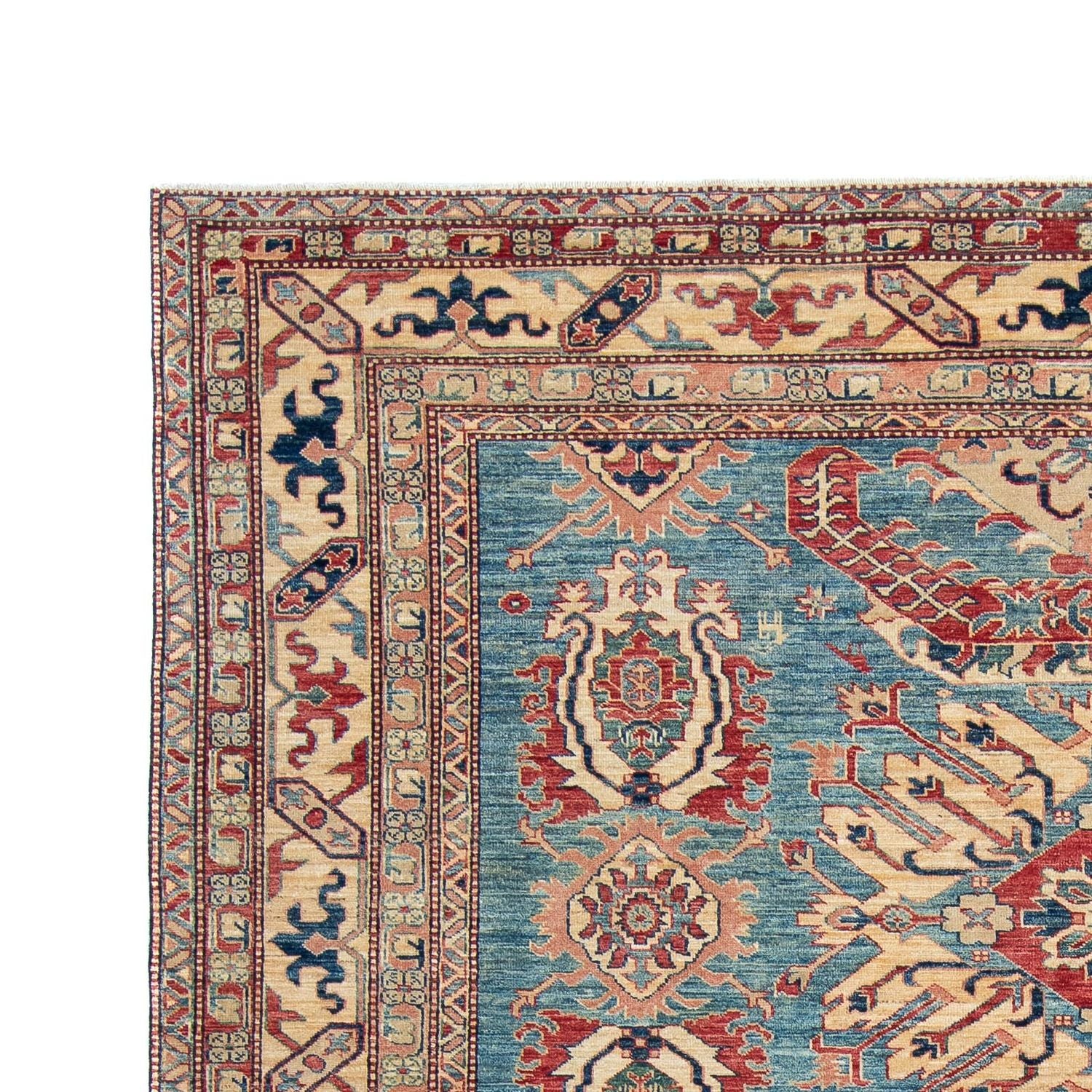 Alfombra Ziegler - Kazak - 322 x 244 cm - turquesa