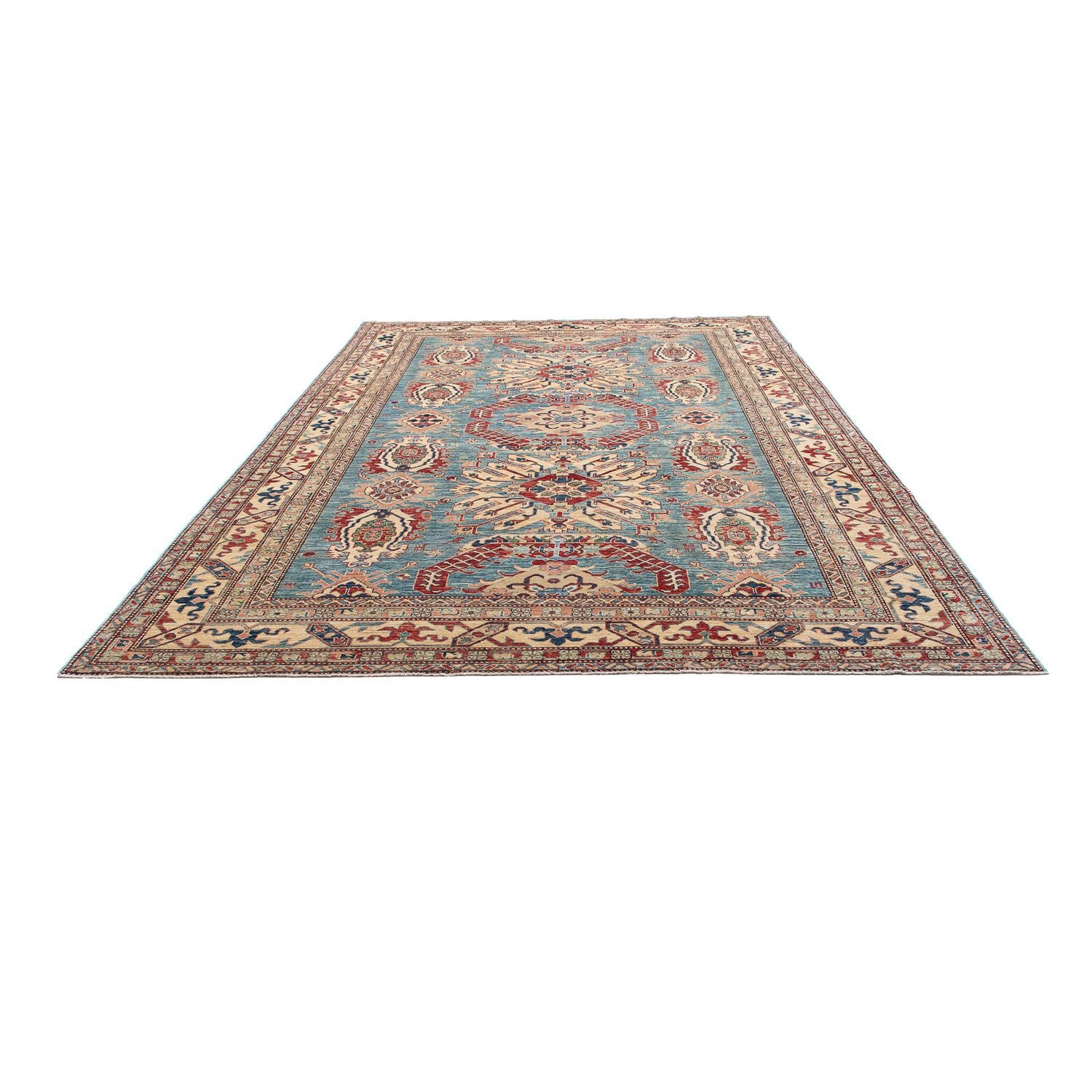 Alfombra Ziegler - Kazak - 322 x 244 cm - turquesa