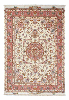Alfombra Persa - Tabriz - Real - 207 x 150 cm - beige