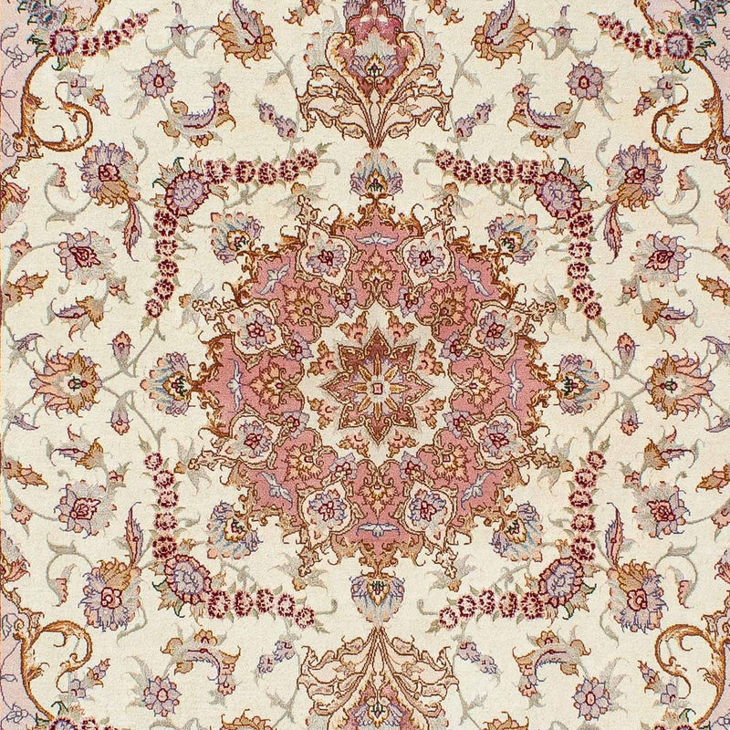 Alfombra Persa - Tabriz - Real - 207 x 150 cm - beige