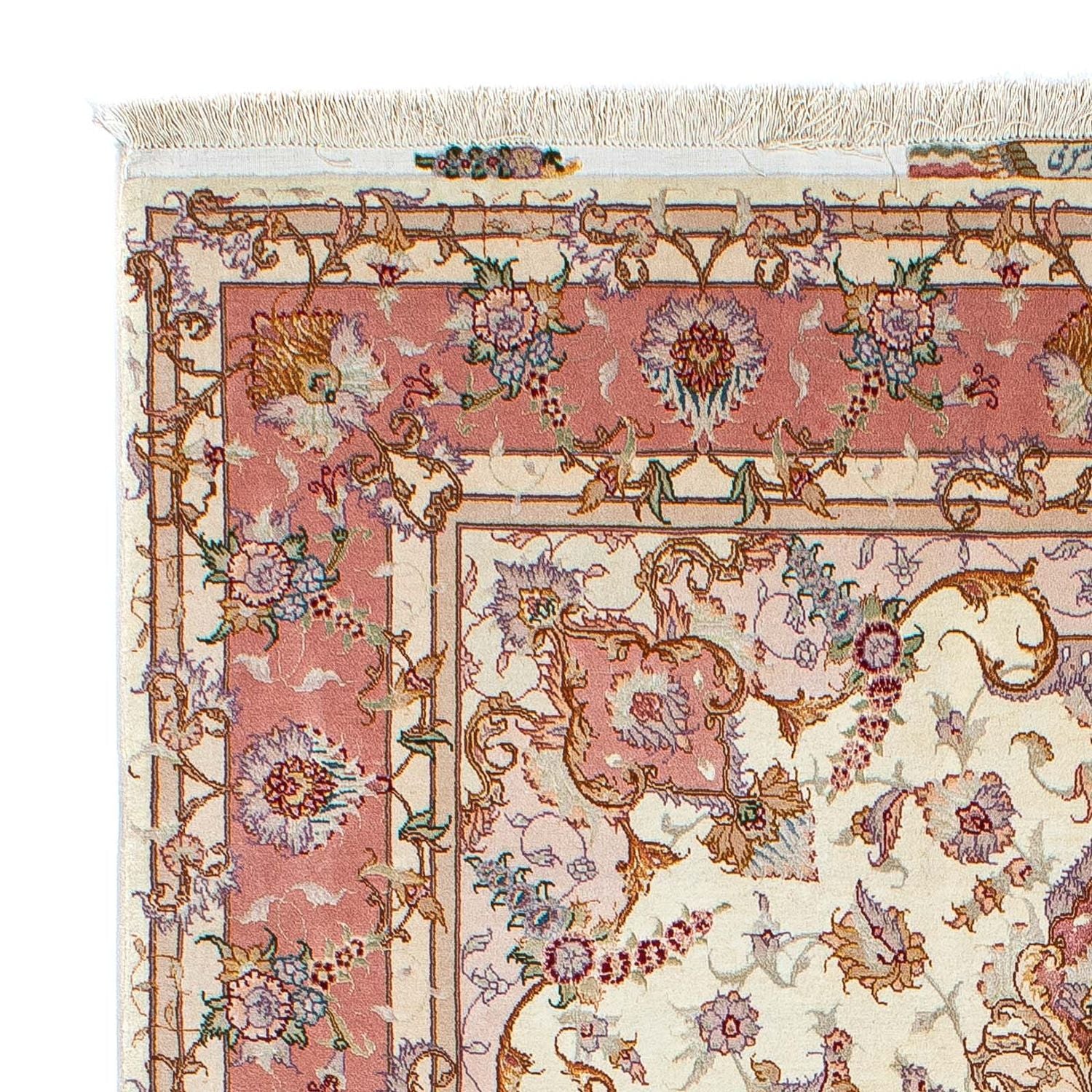 Alfombra Persa - Tabriz - Real - 207 x 150 cm - beige