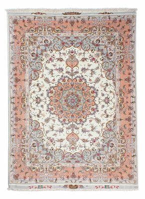 Alfombra Persa - Tabriz - Real - 203 x 152 cm - beige