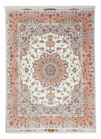 Alfombra Persa - Tabriz - Real - 203 x 152 cm - beige