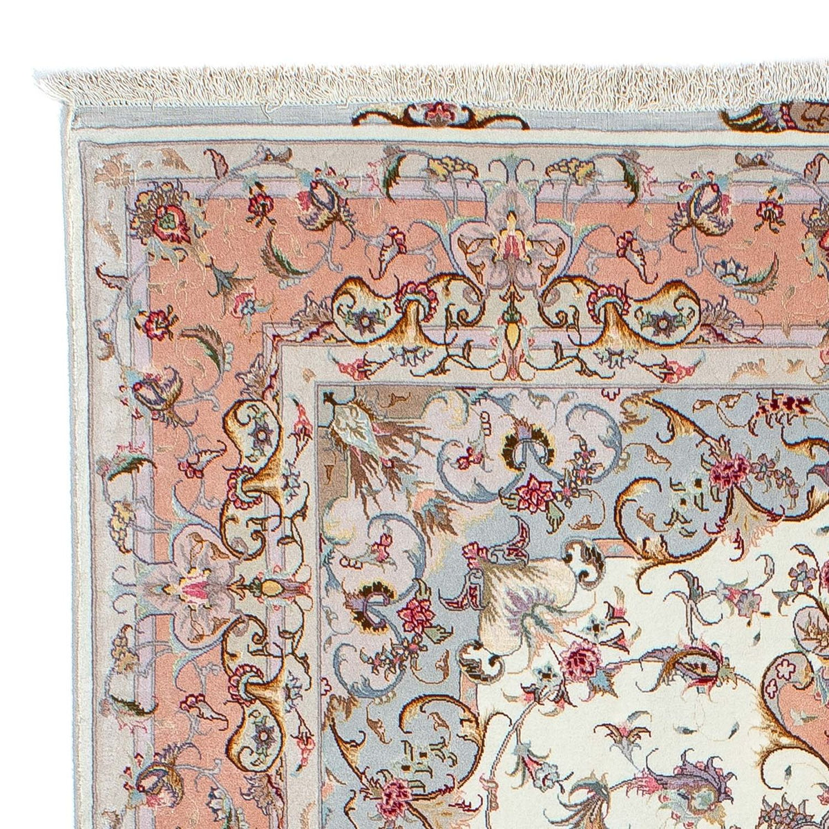 Alfombra Persa - Tabriz - Real - 203 x 152 cm - beige