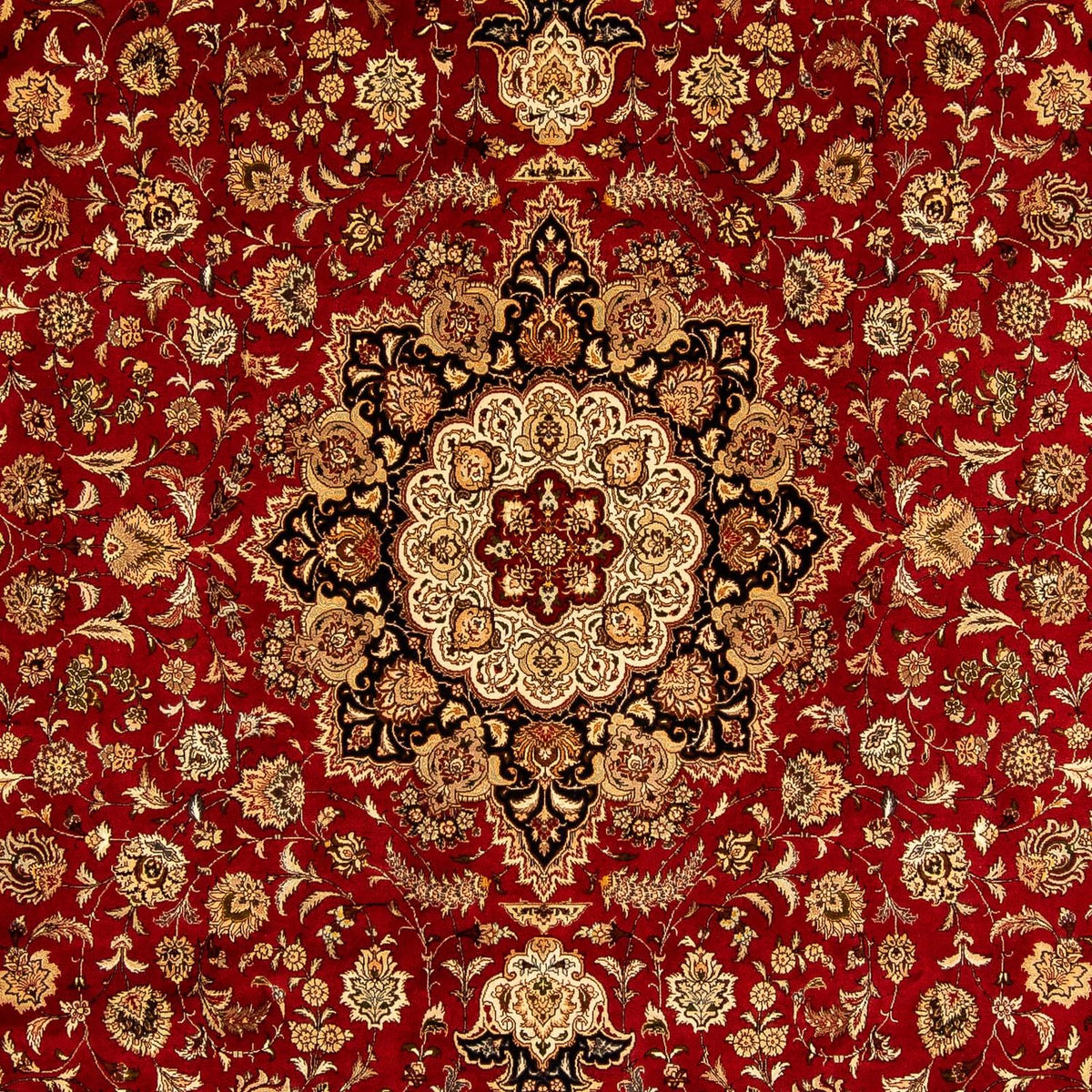 Alfombra Persa - Tabriz - Real - 350 x 245 cm - rojo oscuro