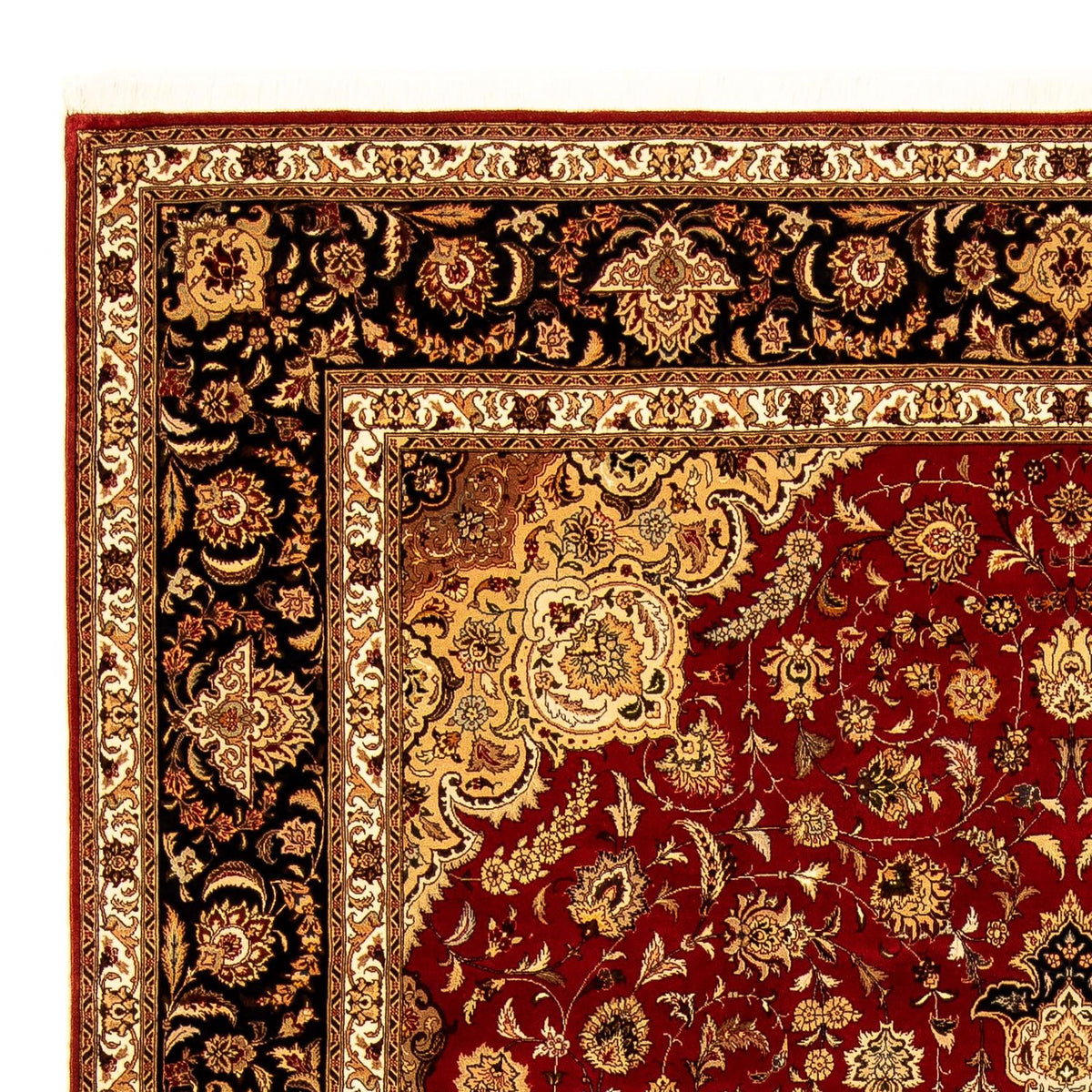 Alfombra Persa - Tabriz - Real - 350 x 245 cm - rojo oscuro