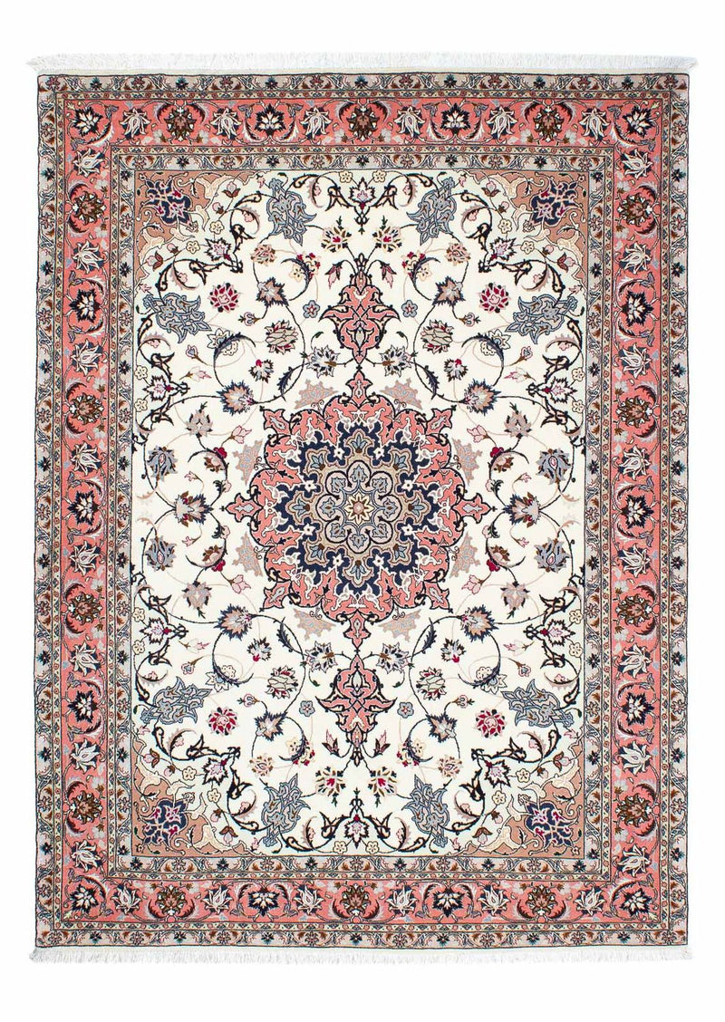 Alfombra Persa - Tabriz - Real - 211 x 153 cm - beige