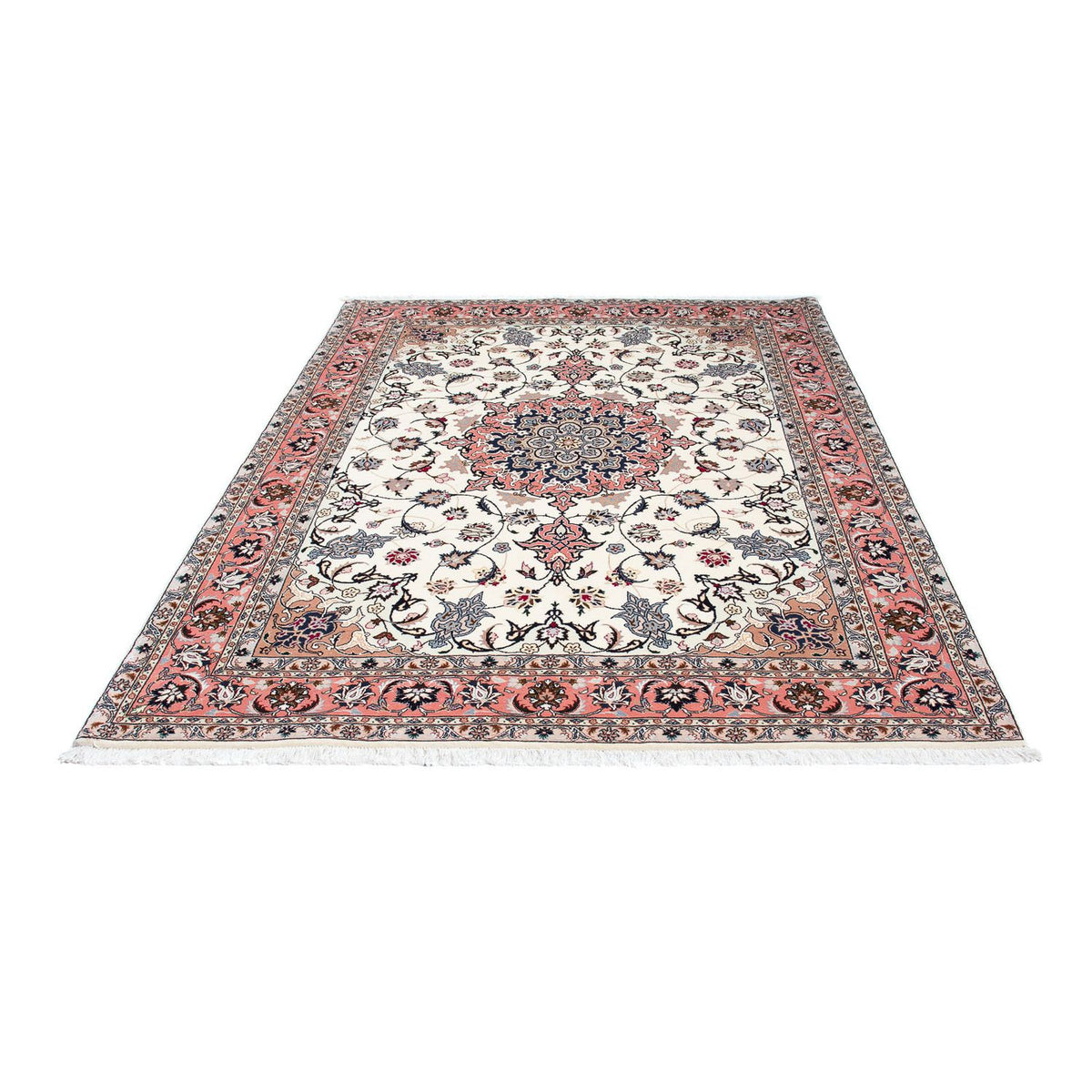 Alfombra Persa - Tabriz - Real - 211 x 153 cm - beige