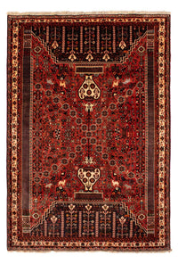 Alfombra persa - Nómada - 297 x 207 cm - rojo oscuro