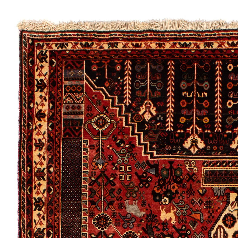 Alfombra persa - Nómada - 297 x 207 cm - rojo oscuro