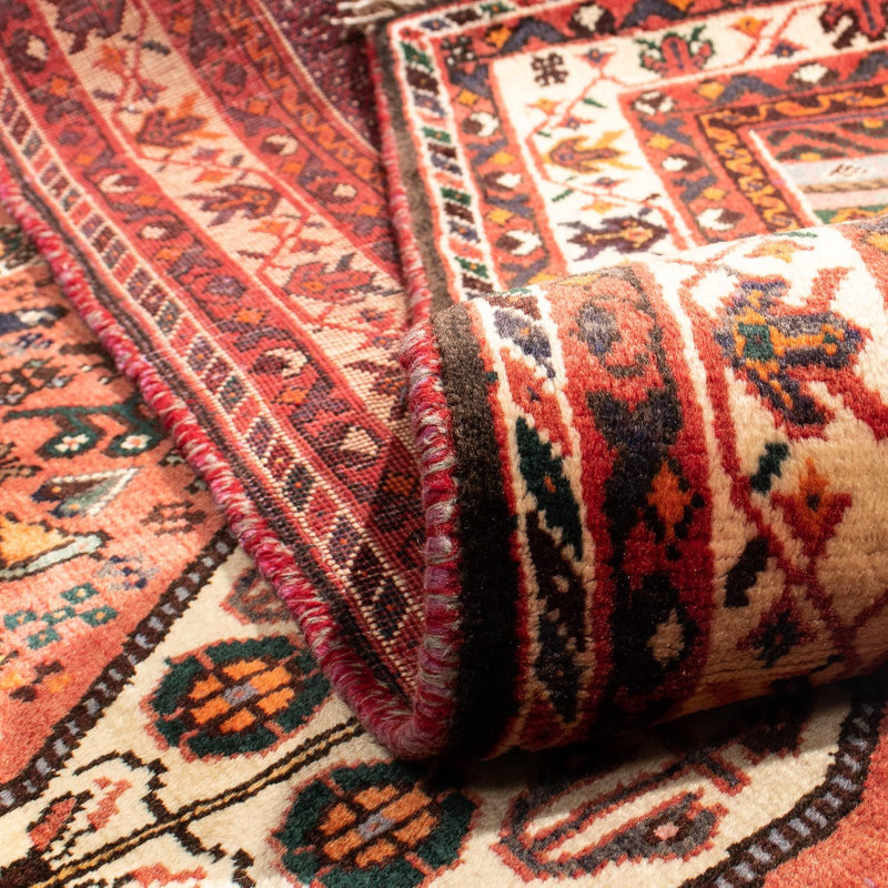 Alfombra persa - Nómada - 297 x 207 cm - rojo oscuro