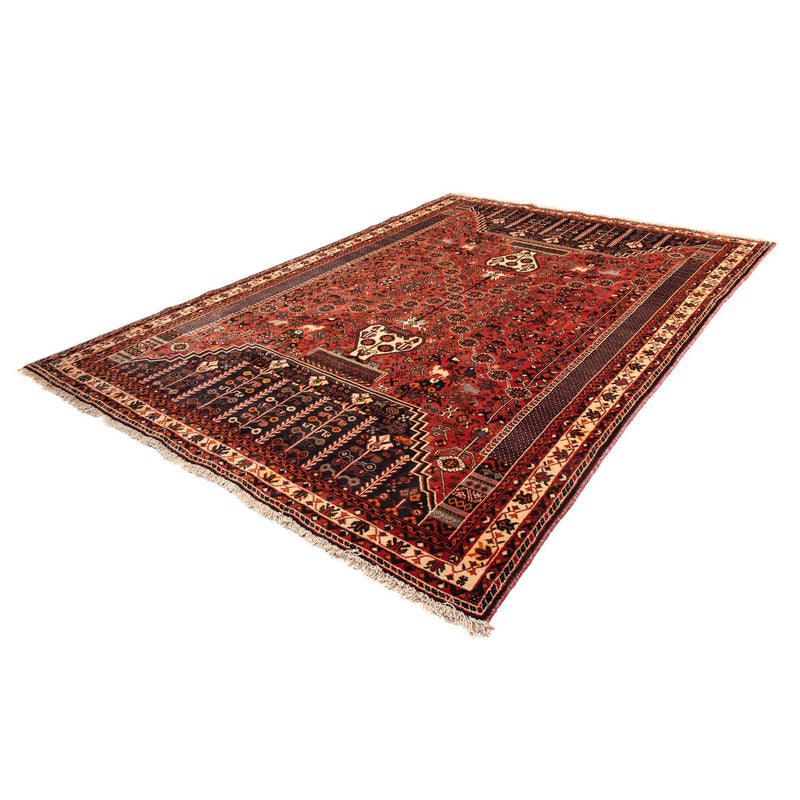 Alfombra persa - Nómada - 297 x 207 cm - rojo oscuro