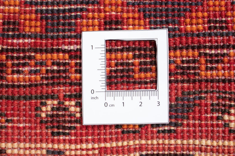 Alfombra persa - Nómada - 297 x 207 cm - rojo oscuro