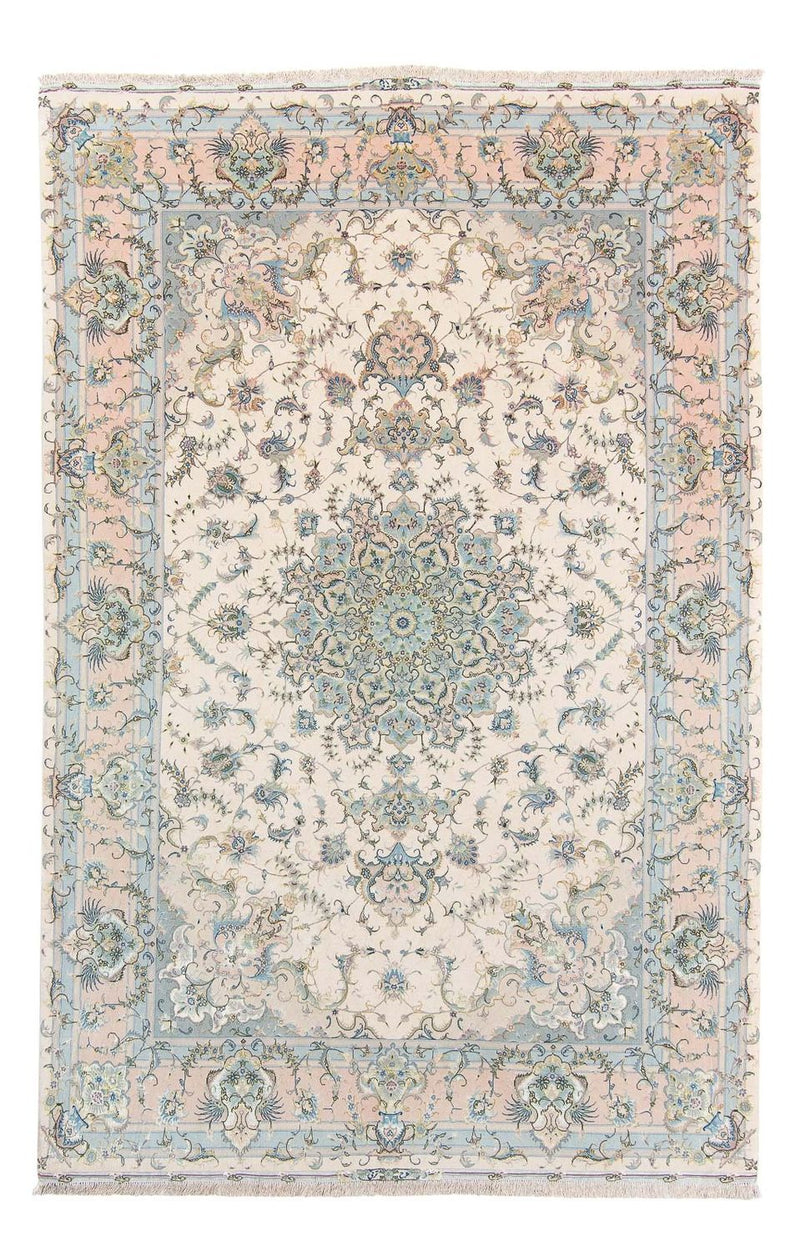 Alfombra Persa - Tabriz - Real - 305 x 197 cm - beige