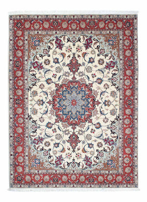 Alfombra Persa - Tabriz - Real - 203 x 150 cm - beige