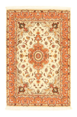 Alfombra Persa - Tabriz - Real - 152 x 102 cm - beige