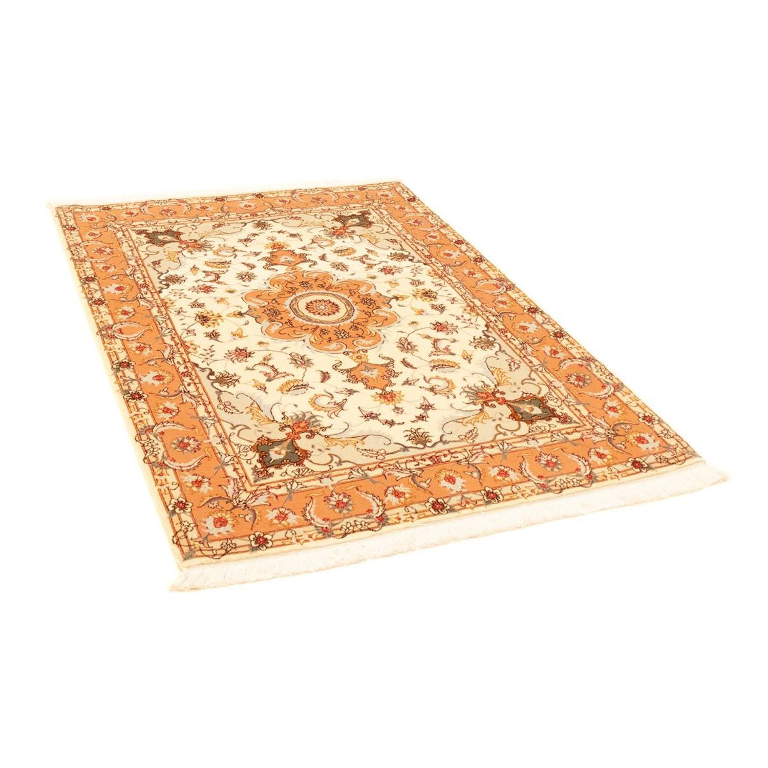 Alfombra Persa - Tabriz - Real - 152 x 102 cm - beige