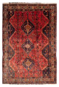 Alfombra persa - Nómada - 306 x 212 cm - rojo