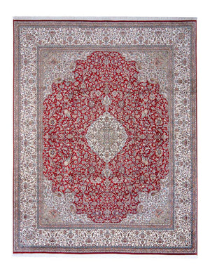 Alfombra persa - Clásica - 311 x 244 cm - rojo oscuro