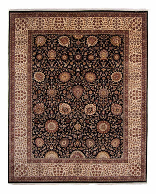 Alfombra persa - Tabriz - 312 x 244 cm - azul oscuro