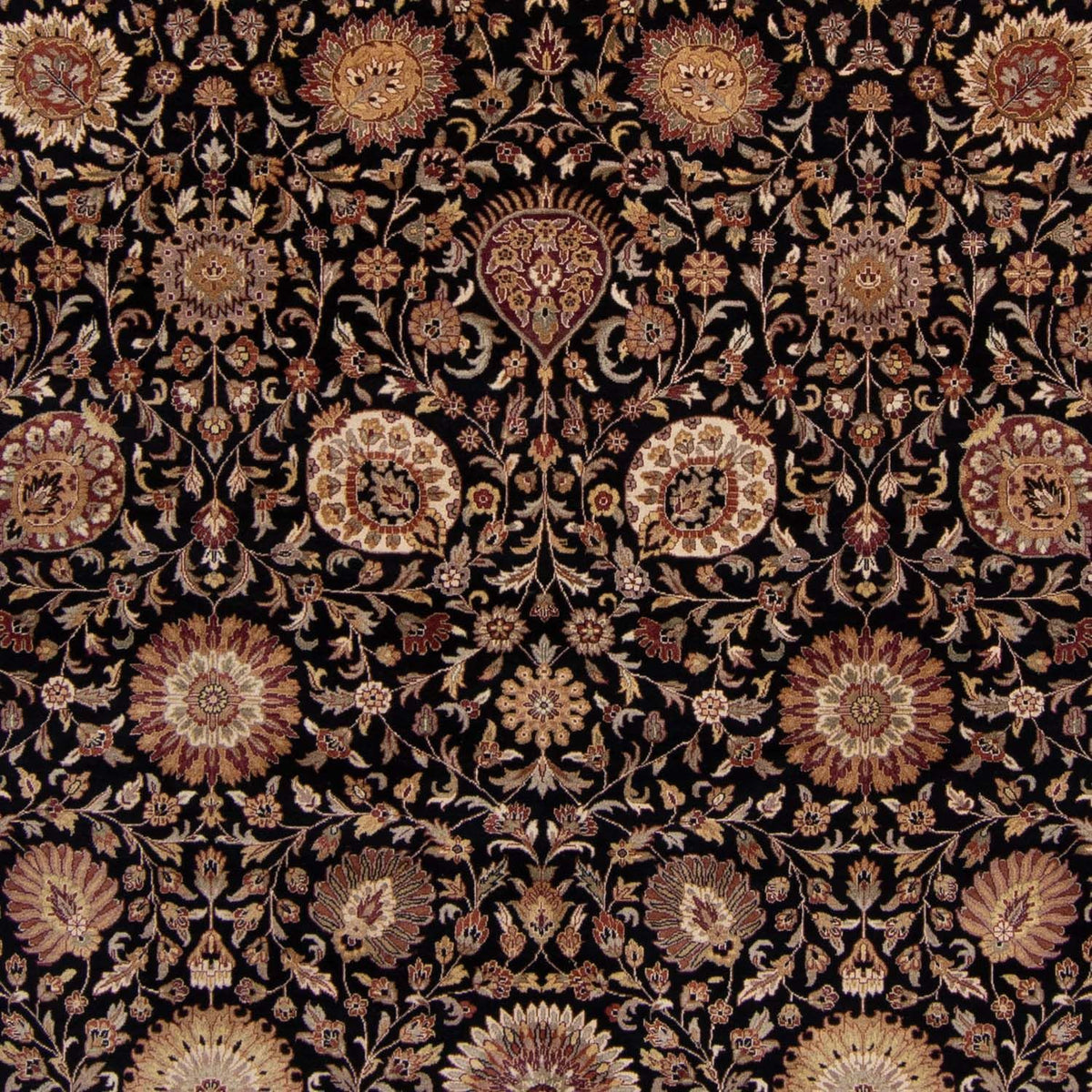 Alfombra persa - Tabriz - 312 x 244 cm - azul oscuro