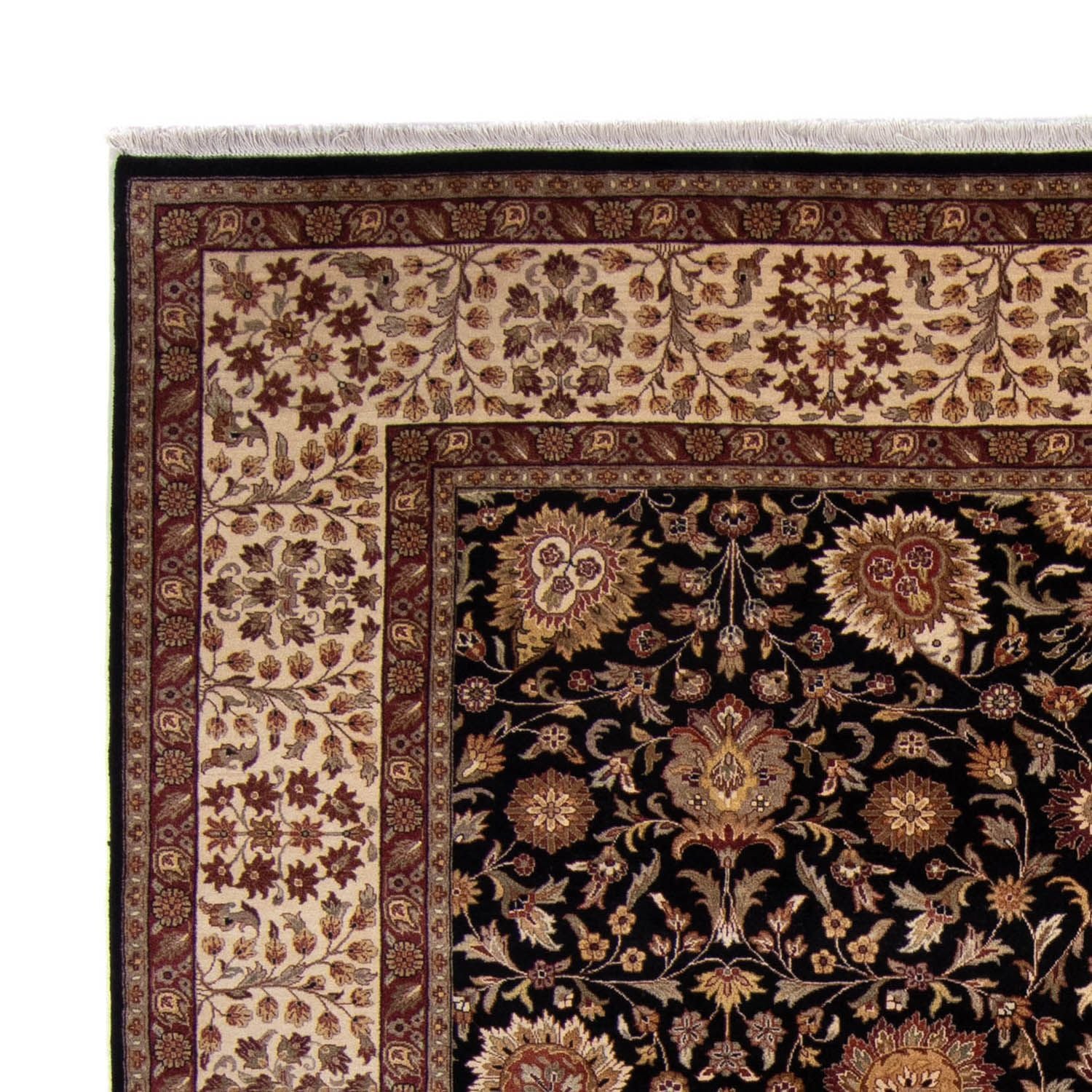 Alfombra persa - Tabriz - 312 x 244 cm - azul oscuro