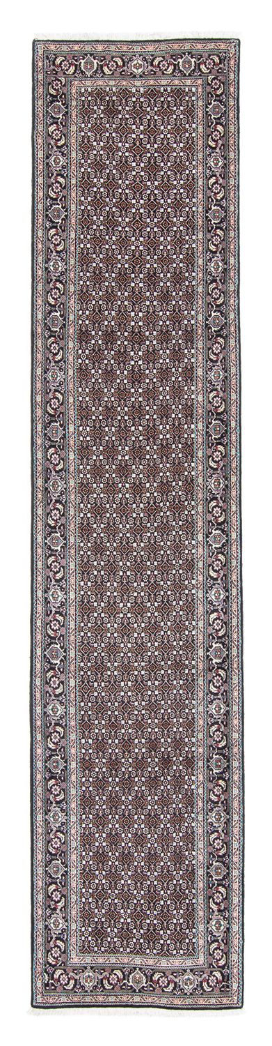 Alfombra de pasillo Alfombra persa - Tabriz - 391 x 76 cm - gris