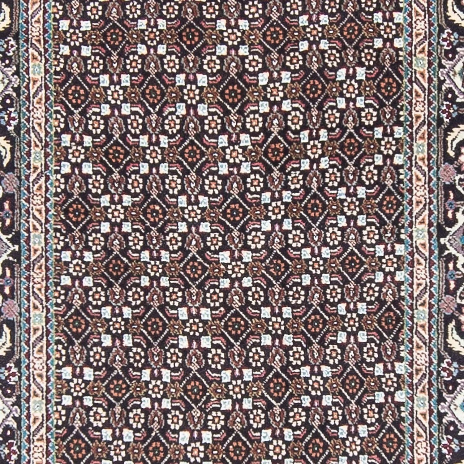 Alfombra de pasillo Alfombra persa - Tabriz - 391 x 76 cm - gris