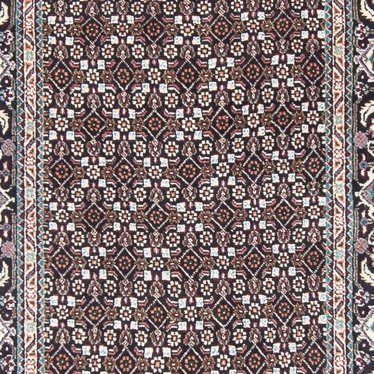 Alfombra de pasillo Alfombra persa - Tabriz - 391 x 76 cm - gris