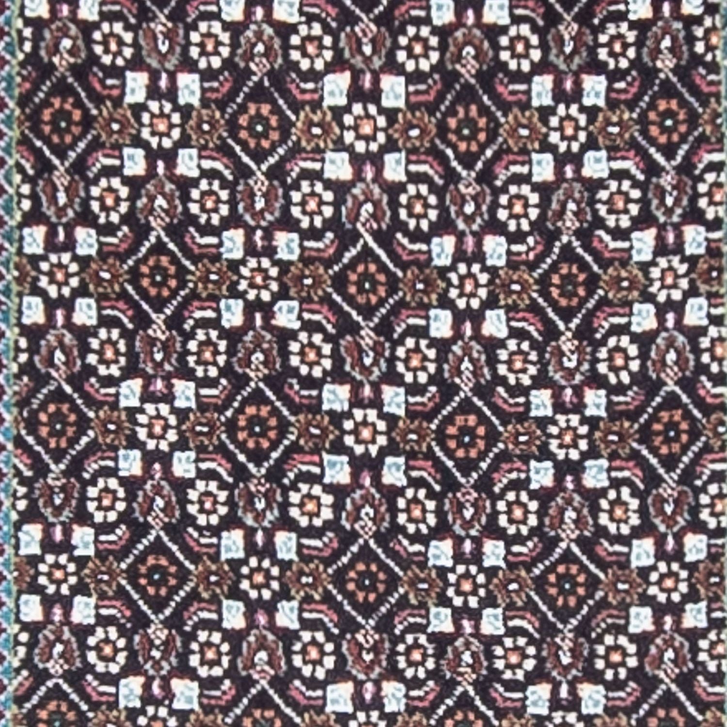 Alfombra de pasillo Alfombra persa - Tabriz - 381 x 66 cm - gris