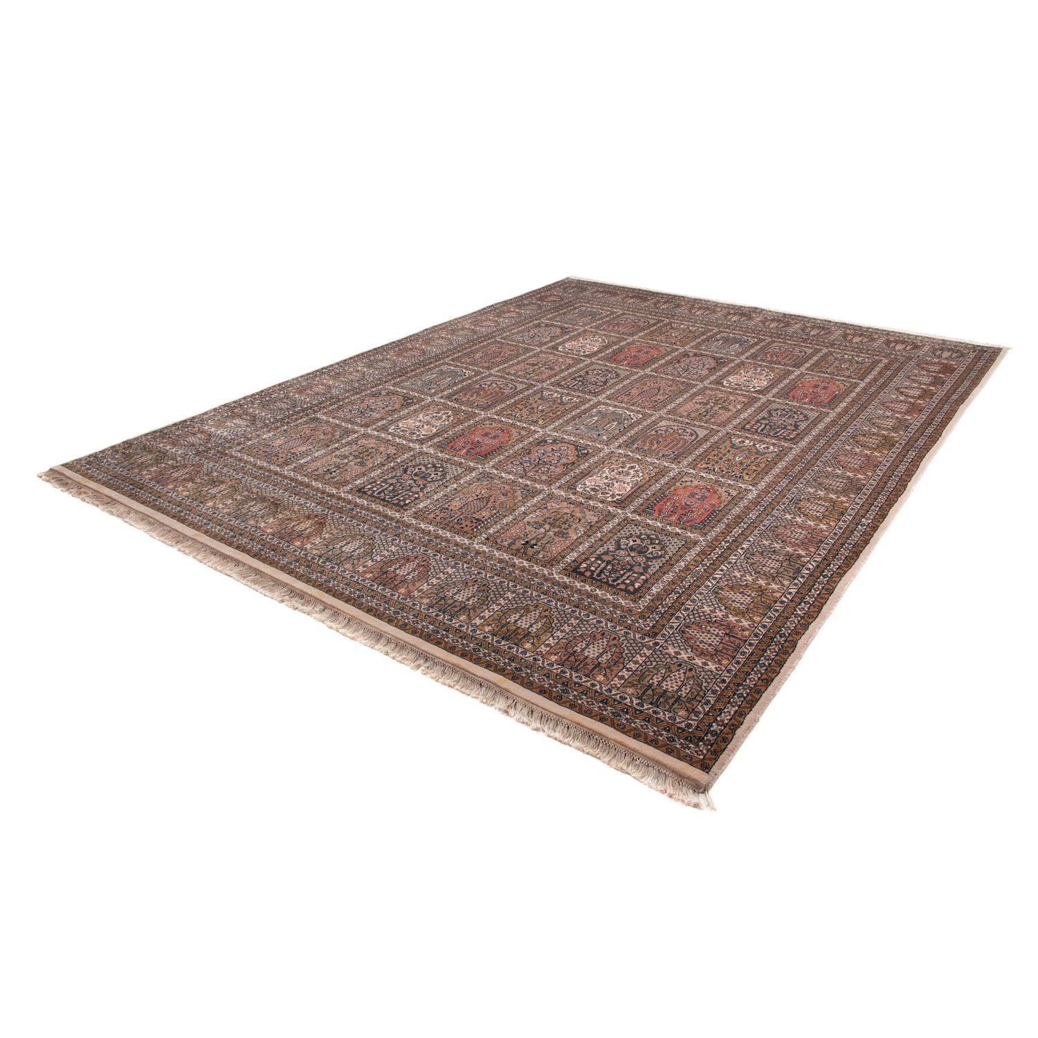 Alfombra persa - Ghom - 324 x 246 cm - marrón claro