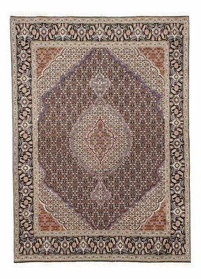 Alfombra persa - Tabriz - 235 x 176 cm - azul oscuro