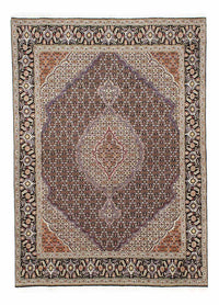 Alfombra persa - Tabriz - 235 x 176 cm - azul oscuro