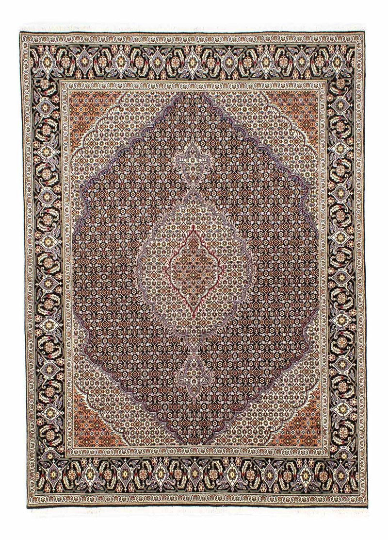 Alfombra persa - Tabriz - 235 x 176 cm - azul oscuro