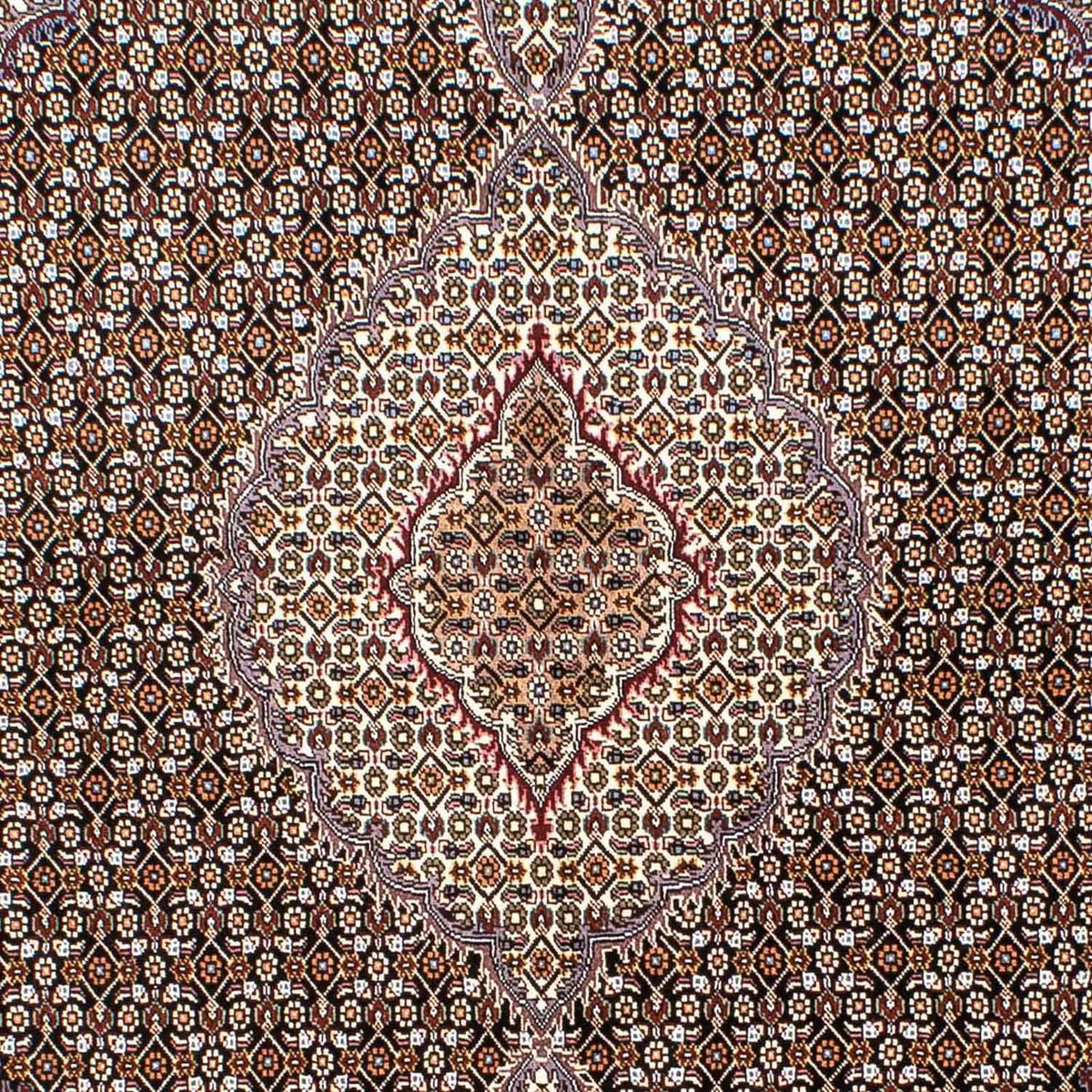 Alfombra persa - Tabriz - 235 x 176 cm - azul oscuro