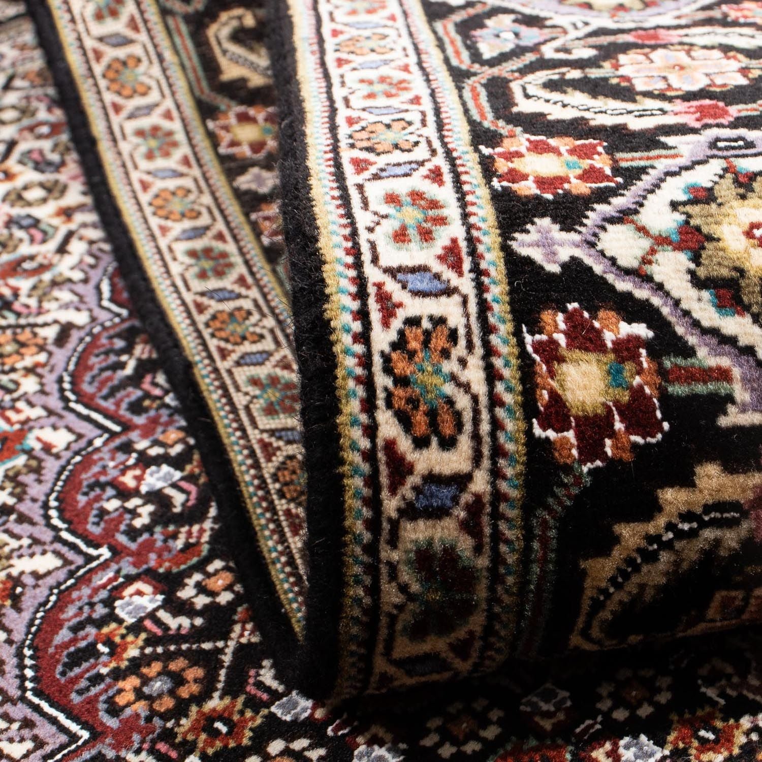 Alfombra persa - Tabriz - 235 x 176 cm - azul oscuro