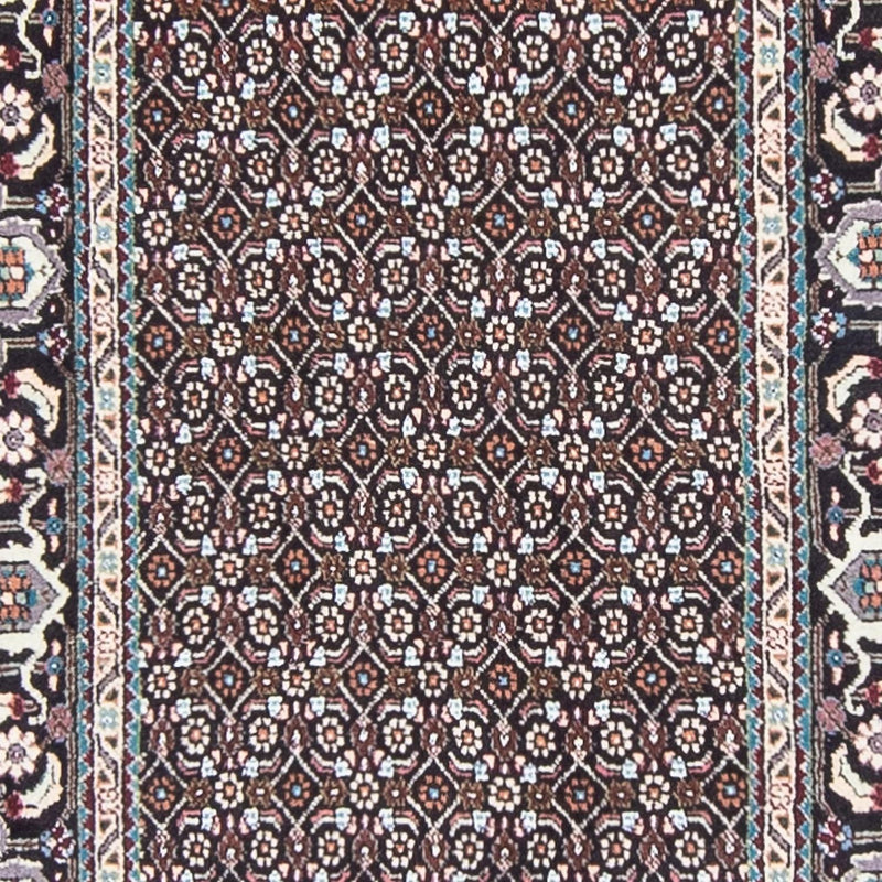Alfombra de pasillo Alfombra persa - Tabriz - 388 x 77 cm - gris