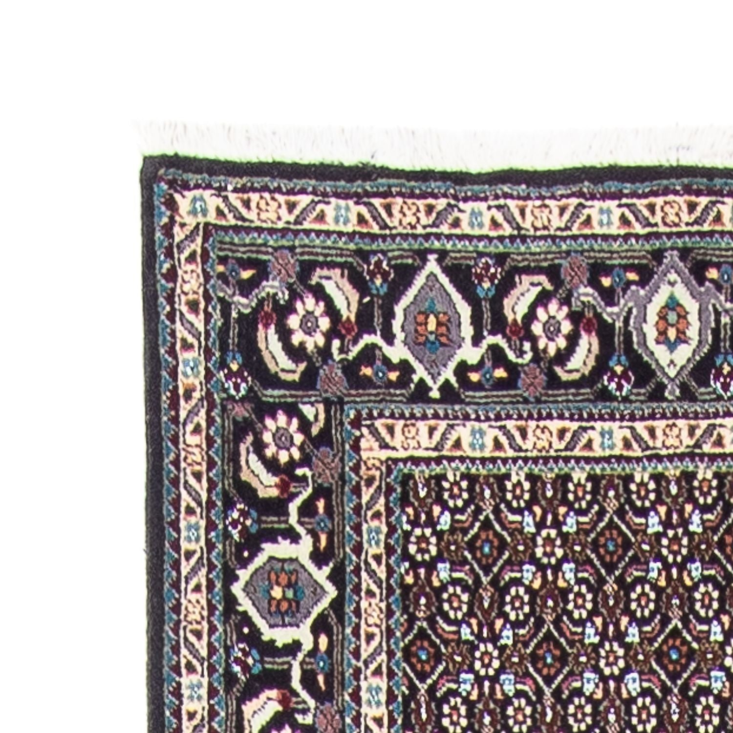 Alfombra de pasillo Alfombra persa - Tabriz - 388 x 77 cm - gris