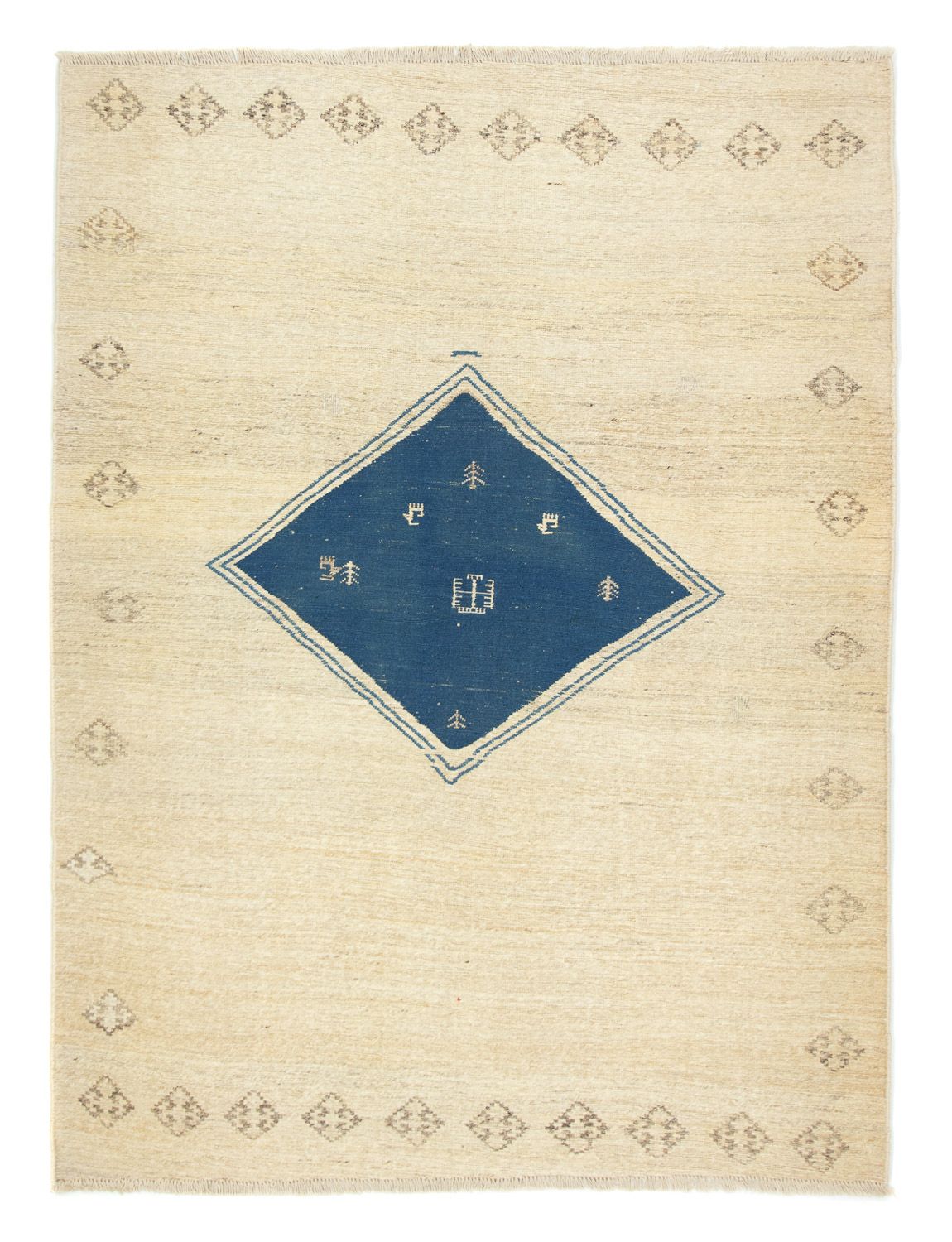 Alfombra Gabbeh - Persa - 222 x 167 cm - beige