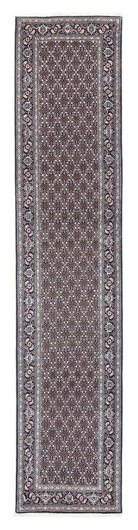 Alfombra de pasillo Alfombra persa - Tabriz - 389 x 74 cm - gris