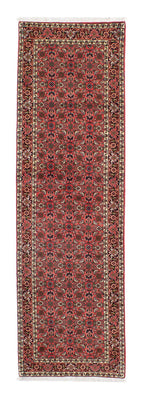 Alfombra de pasillo Alfombra persa - Bidjar - 248 x 71 cm - rojo claro