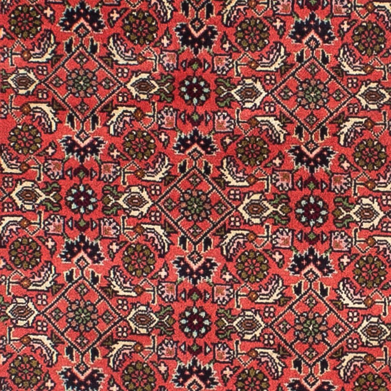 Alfombra de pasillo Alfombra persa - Bidjar - 248 x 71 cm - rojo claro
