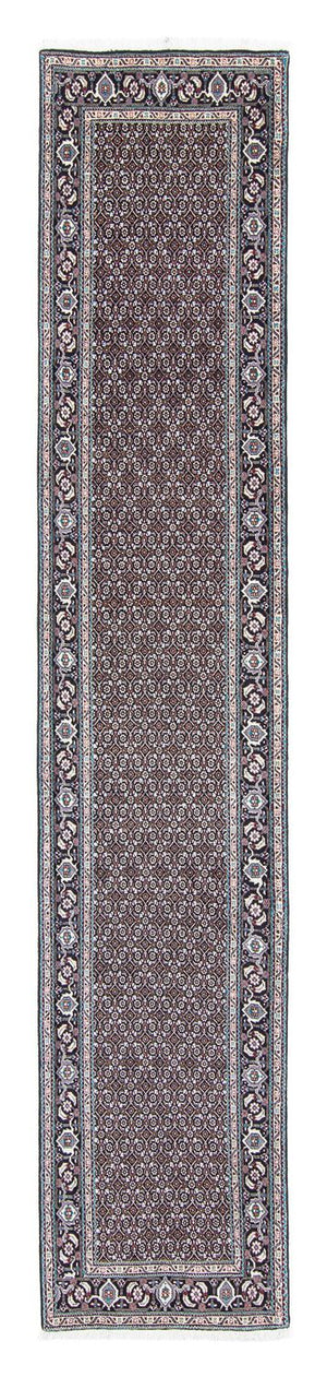 Alfombra de pasillo Alfombra persa - Tabriz - 390 x 75 cm - gris