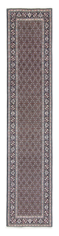 Alfombra de pasillo Alfombra persa - Tabriz - 390 x 74 cm - gris