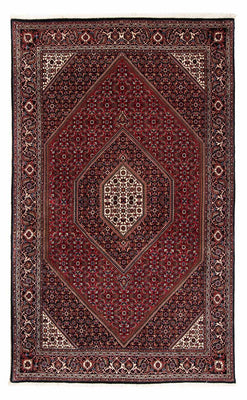 Alfombra persa - Bidjar - 248 x 148 cm - rojo oscuro