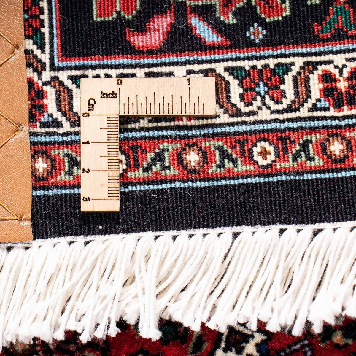 Alfombra persa - Bidjar - 248 x 148 cm - rojo oscuro