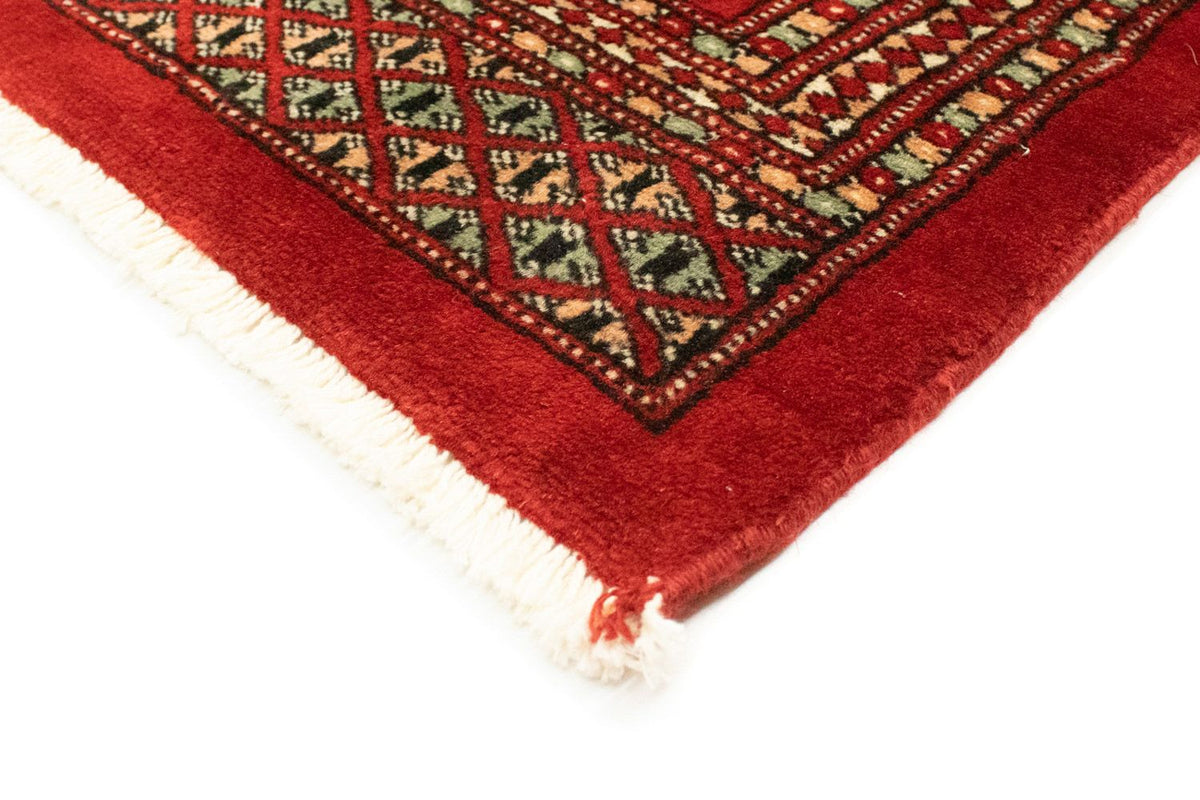 Alfombra afgana - Bukhara - 223 x 149 cm - rojo