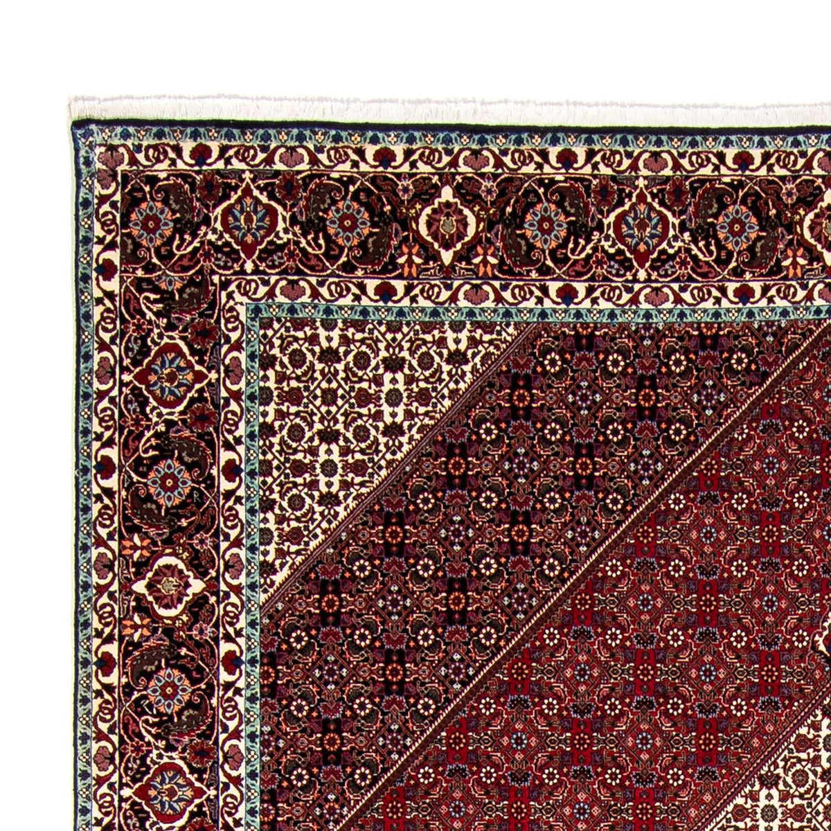Alfombra persa - Bidjar - 336 x 248 cm - rojo